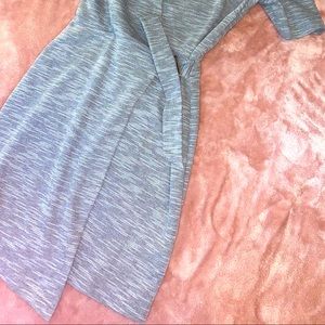 Top Shop Gray Wrap Dress